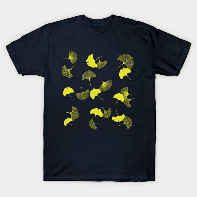 Ginkgo leaves T-Shirt by Jirka Svetlik